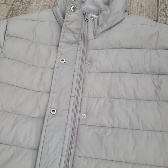 Time and Tru Soft Silver Puffer Jacket Women’s XL (16–18) - Picture 7 of 13